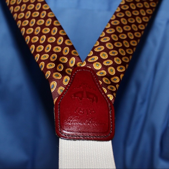 SOLDBrooks Brothers 1818 Silk Suspenders Trafalgar - Picture 7 of 7